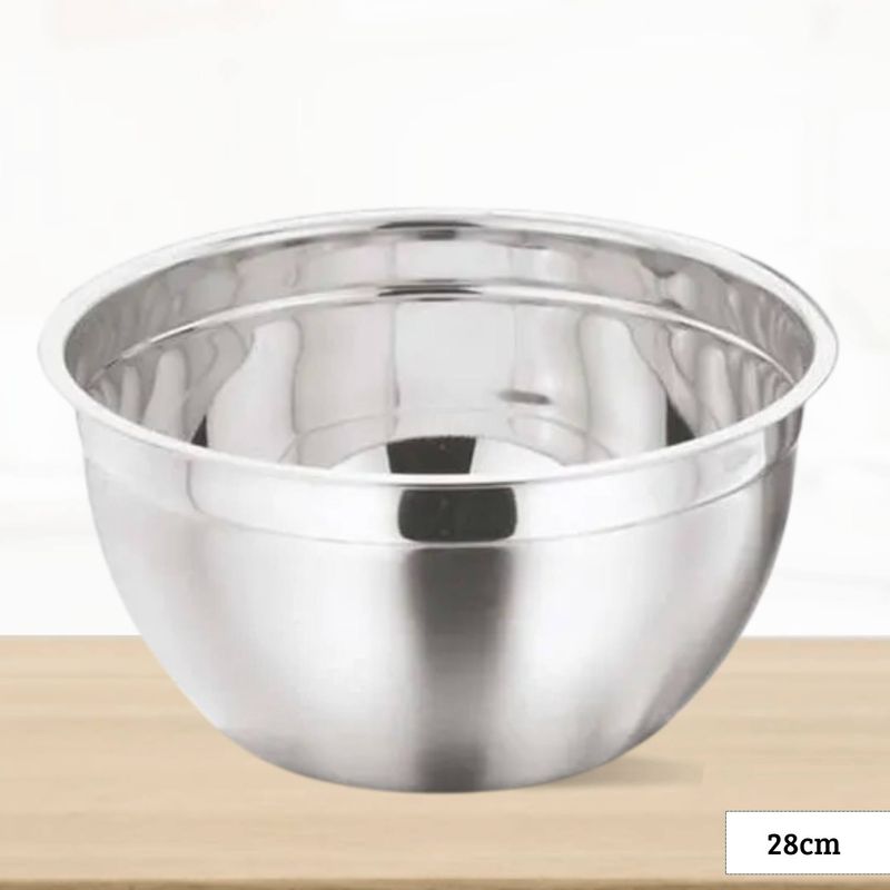 ICHIMATSU - Bowl de Acero Inoxidable Profesional Ichimatsu 28 CM
