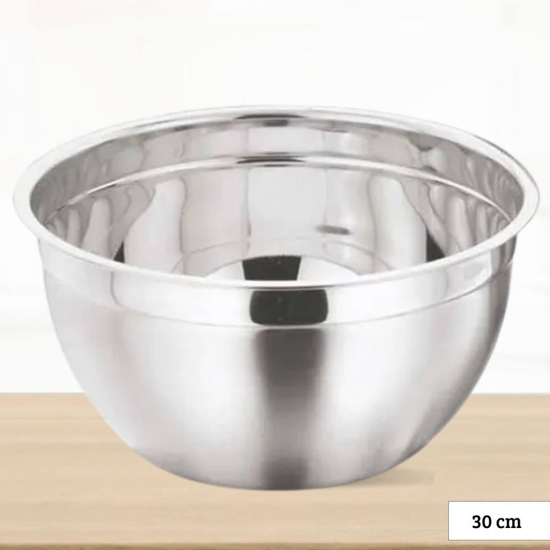 ICHIMATSU - Bowl de Acero Inoxidable Profesional Ichimatsu 30 CM