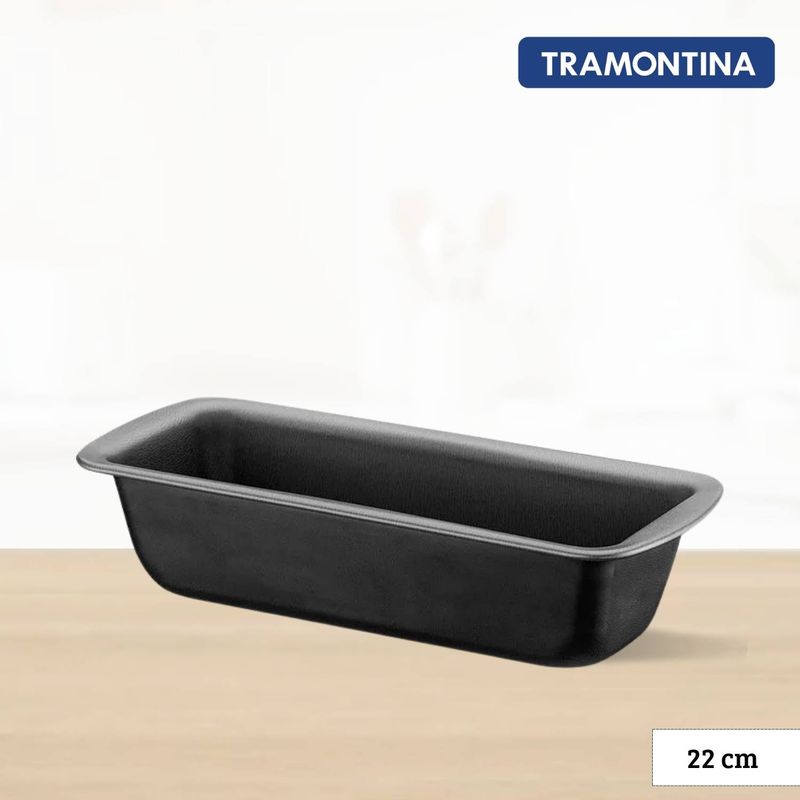 TRAMONTINA - Molde para Pan Negro Tramontina 22 cm