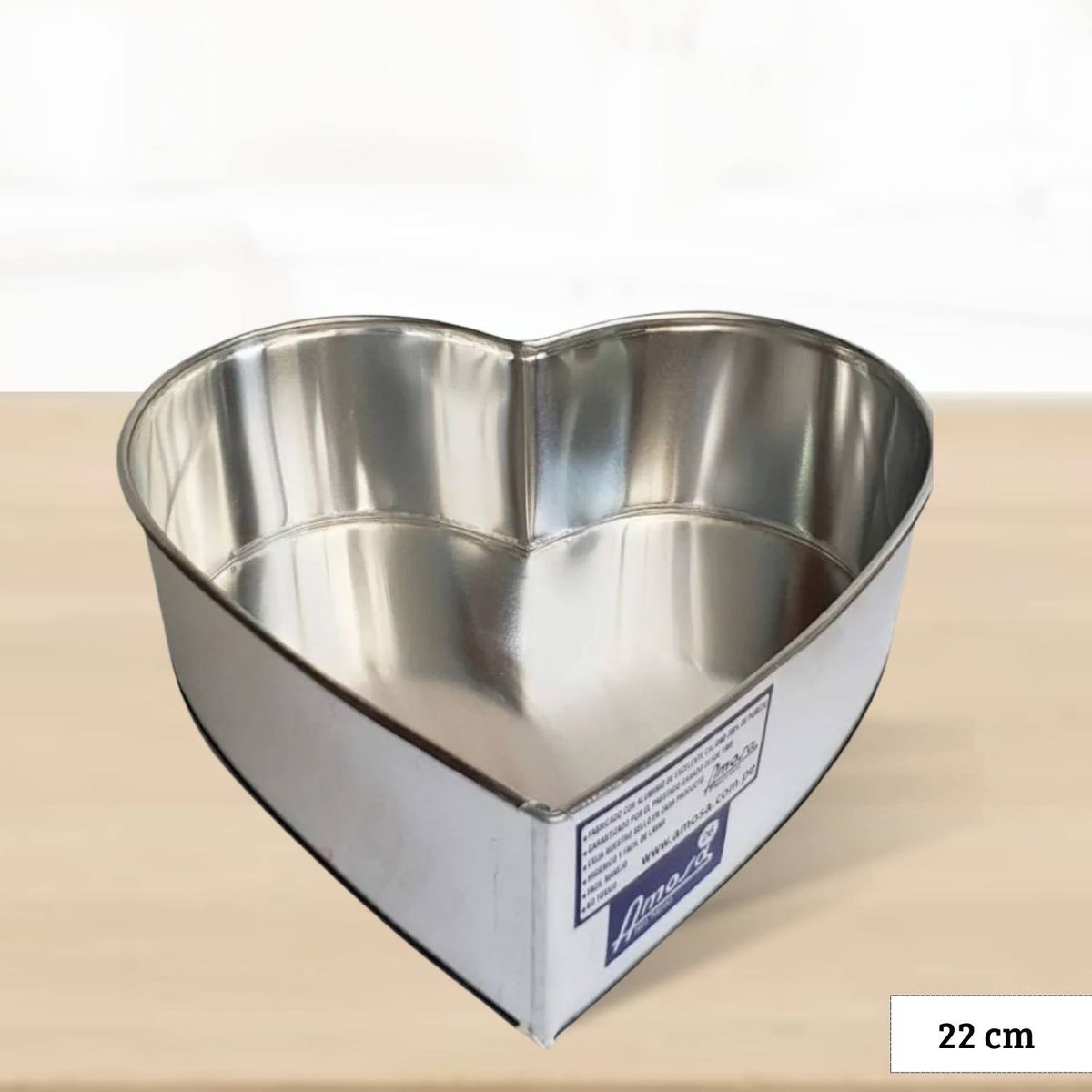 AMOSA - Molde en forma de Corazón 22 cm Amosa