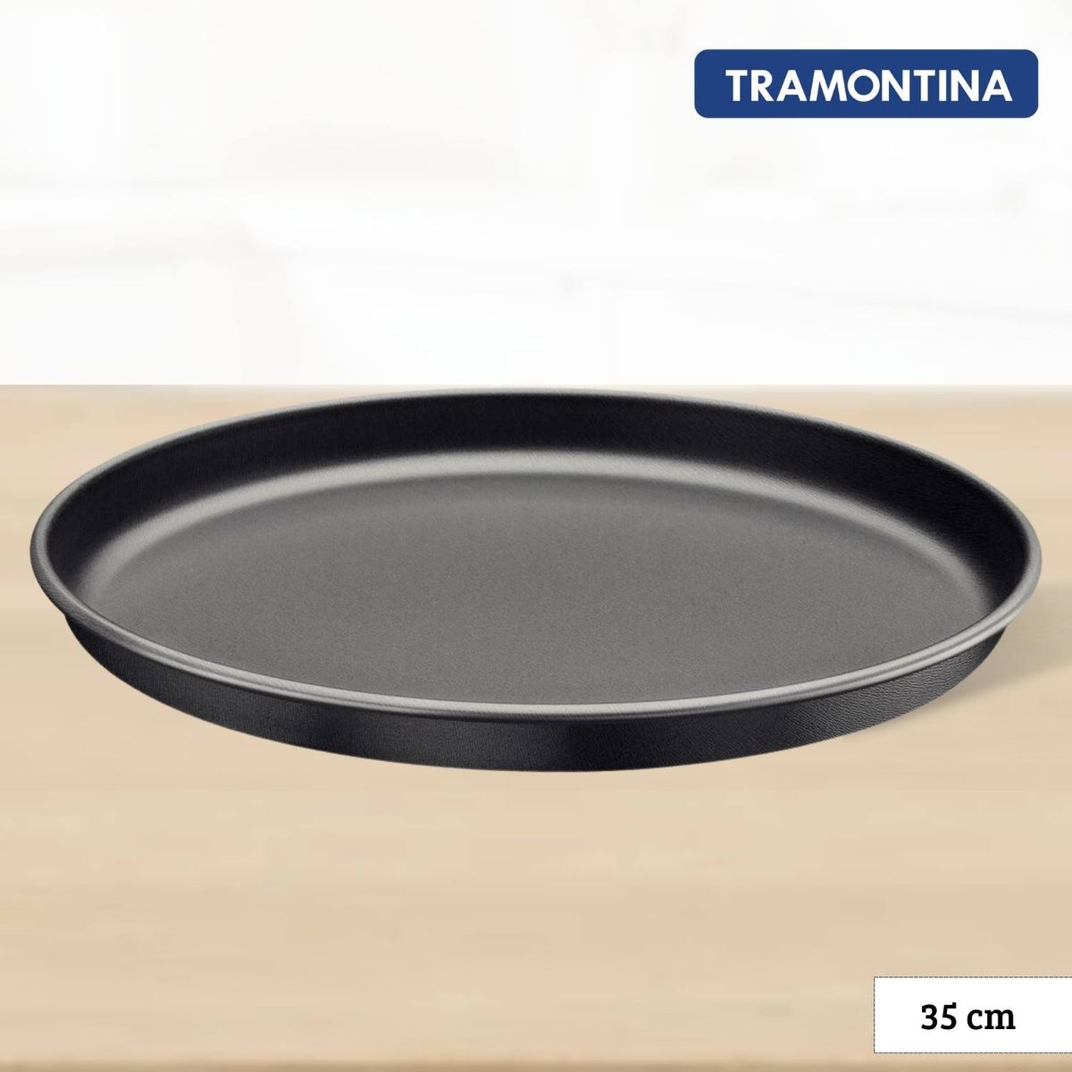 ICHIMATSU - Azafate Antideslizante Redondo 35 cm Marron