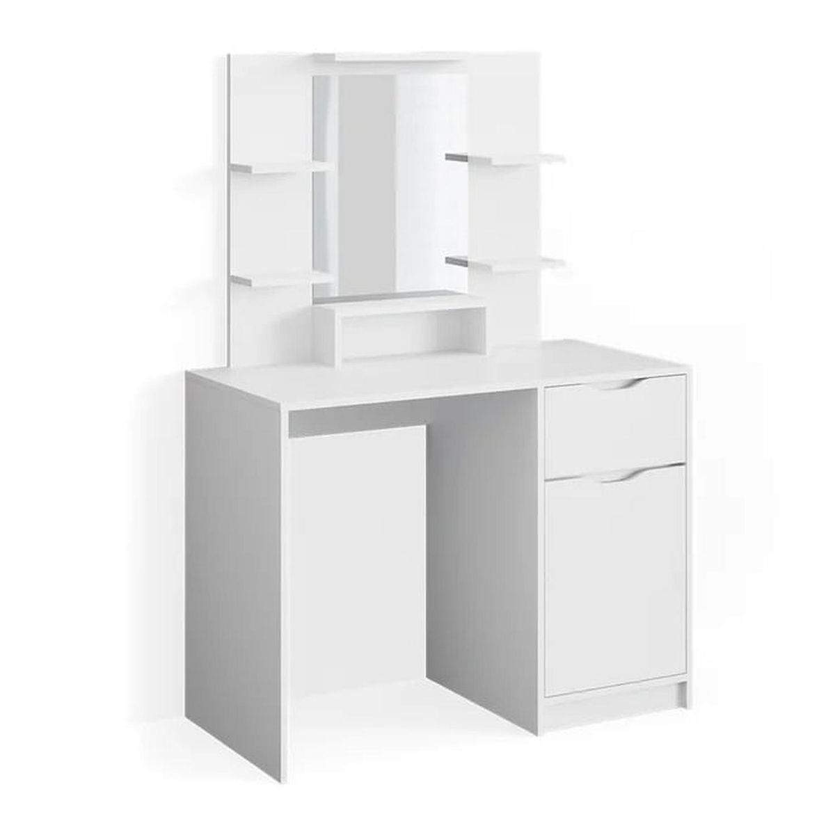MUEBLES CRISOSTOMO - Tocador de Maquillaje Blanco 100cm