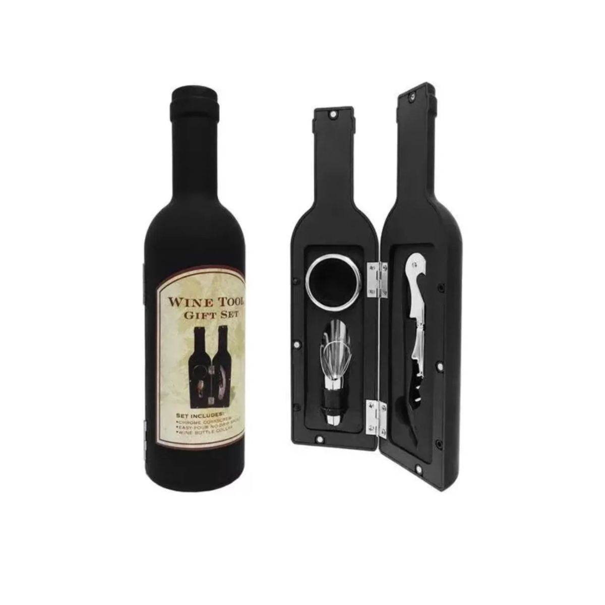 GENERICO - ESTUCHE DE BOTELLA PARA VINO PREMIUM