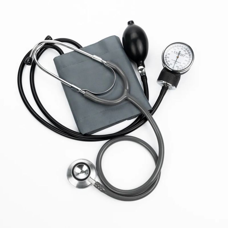 GENERICO - Tensiómetro Aneroide con Estetoscopio EXANOVO MC-50C GRIS