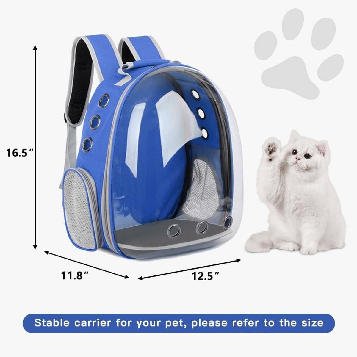 GENERICO - Mochila Portátil para Transportar Gato y Perro Pequeño