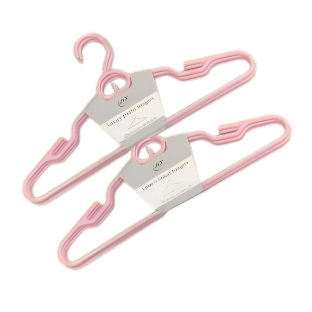 RYBIU IMPORT - Pack12 Colgador Resistente en Rosado Y+Papel de Regalo