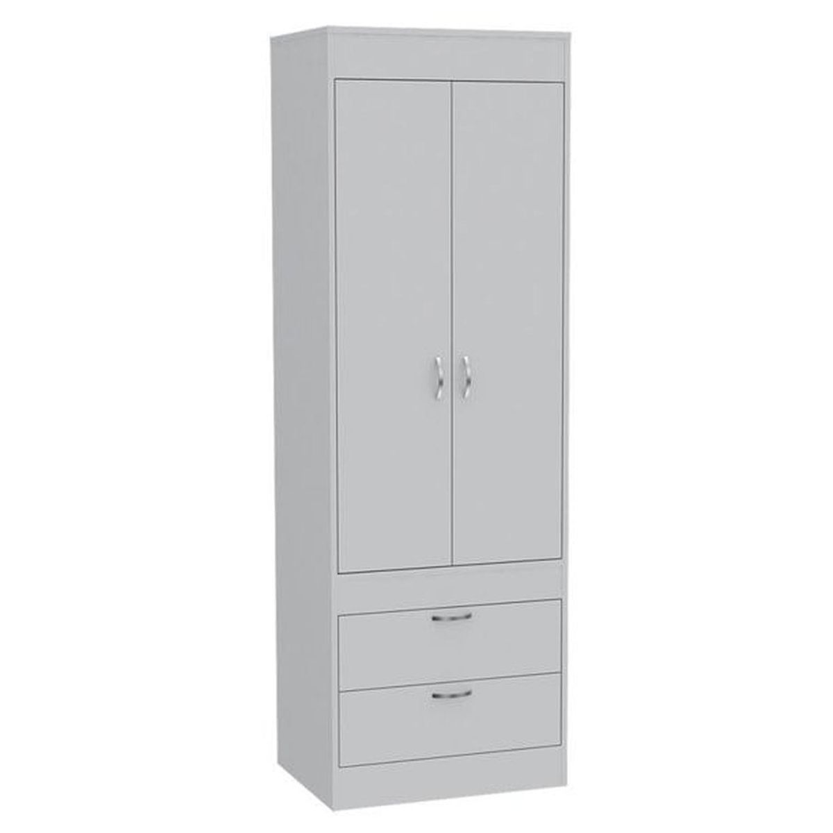 MUEBLES CRISOSTOMO - Ropero de Melamina Junior Blanco 60cm