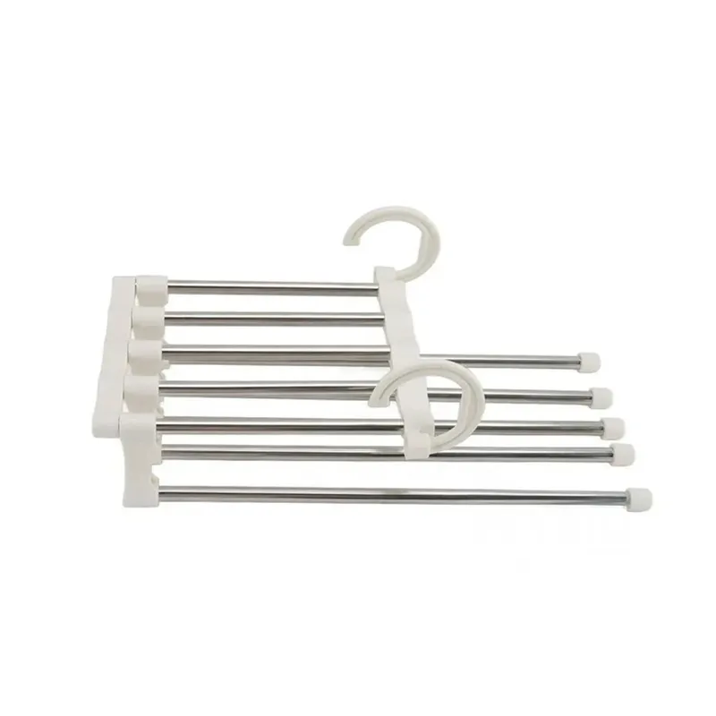 GENERICO - Pack2 Perchas 5 en 1 y Durable en Blanco Y+Papel de Regalo