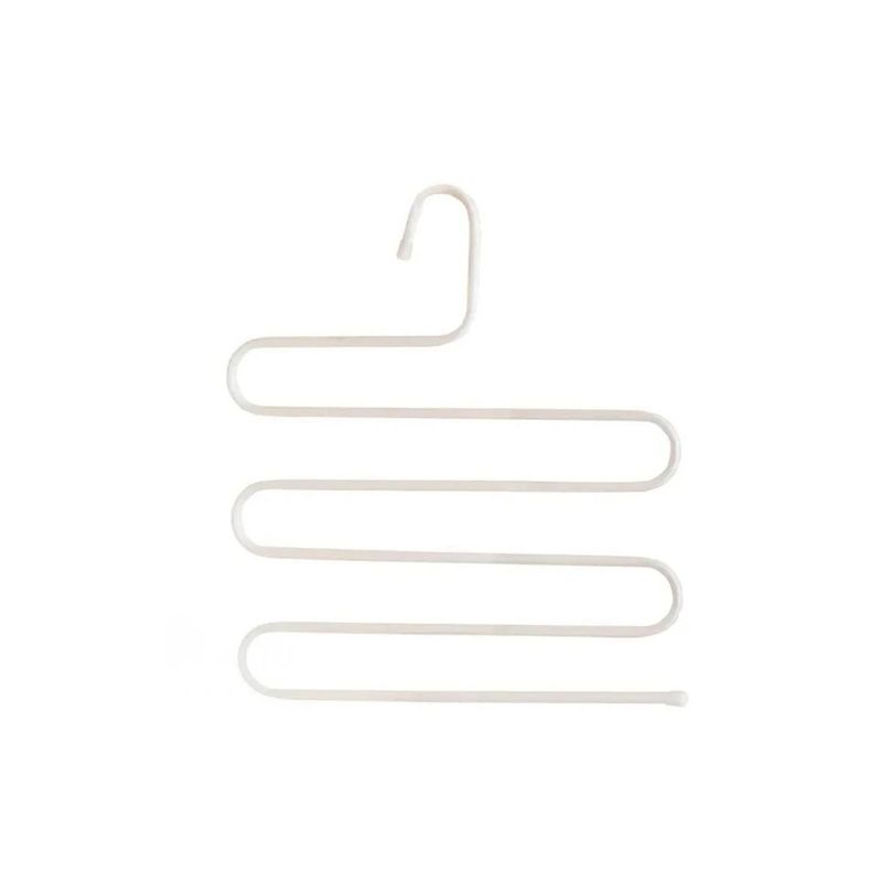 GENERICO - Pack2 Perchero Tipo S en Blanco Y+Papel de Regalo