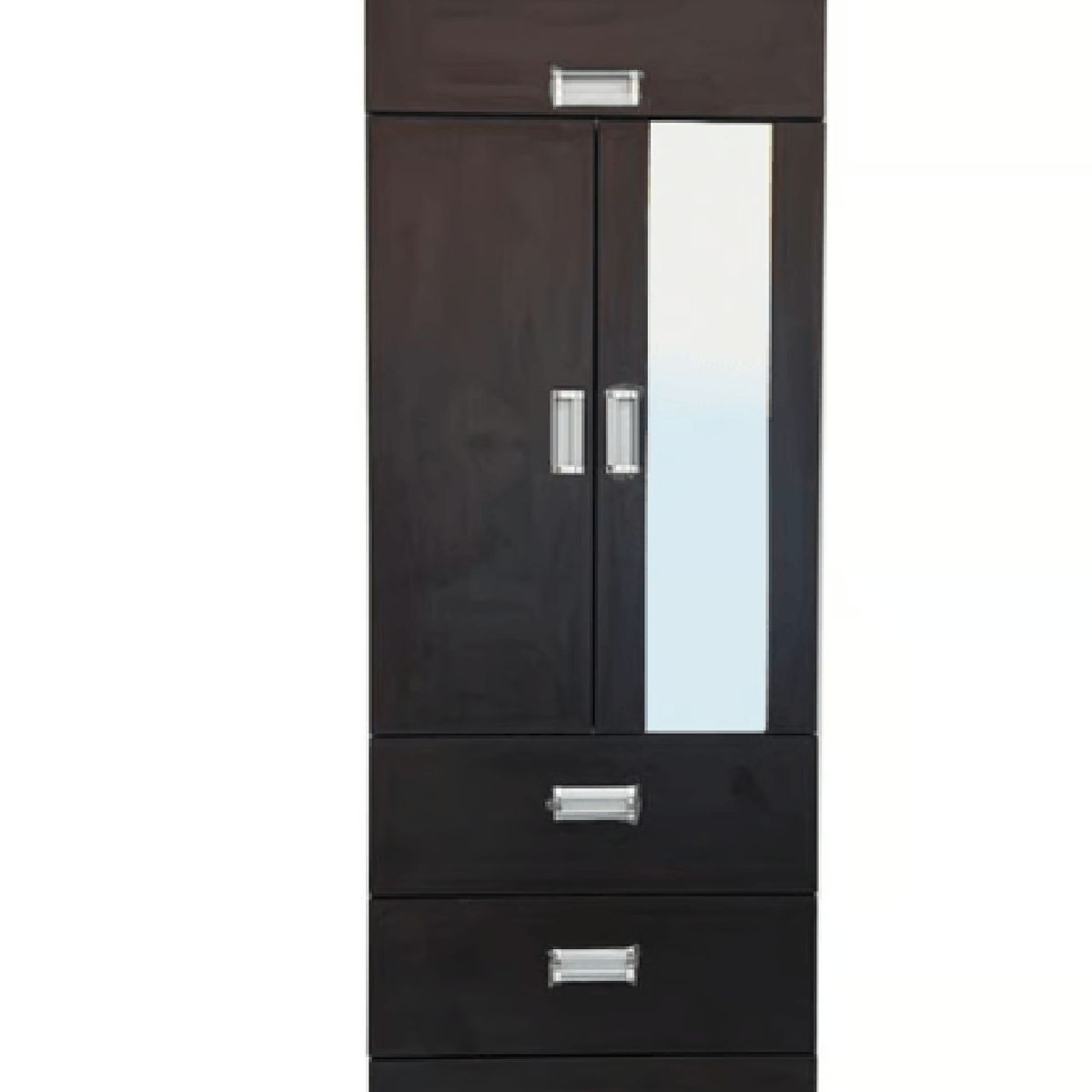 MUEBLES CRISOSTOMO - Ropero de Melamina 2 Puertas Wengue 60cm