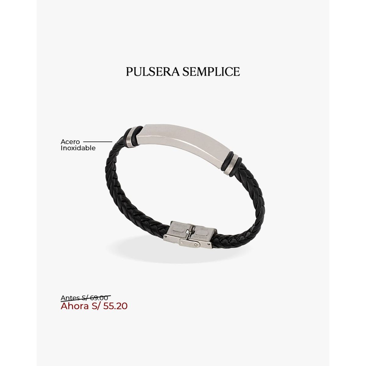 GENERICO - Pulsera Semplice para Hombre
