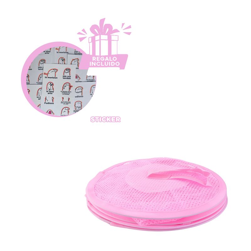 GENERICO - Red con Multiusos en Color Rosado Y+Regalo Stickers