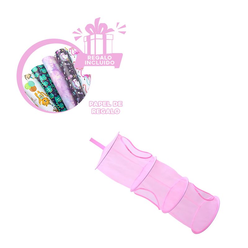 GENERICO - Pack12 Organizador Colgable en Rosado Y+Papel de Regalo