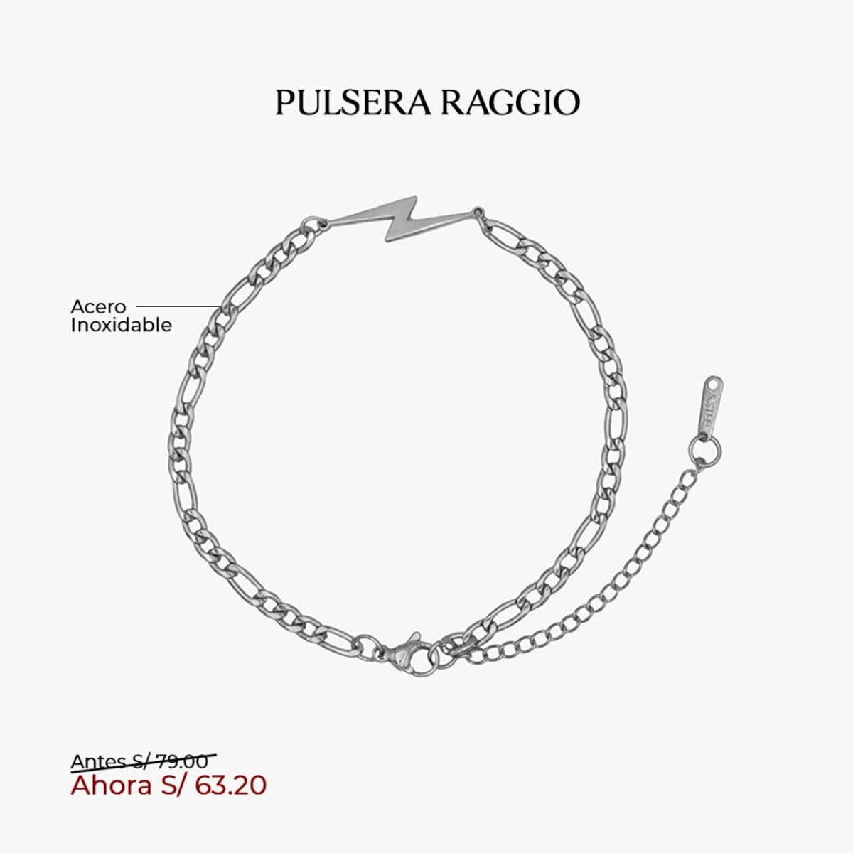 GENERICO - Pulsera Raggio para Hombre