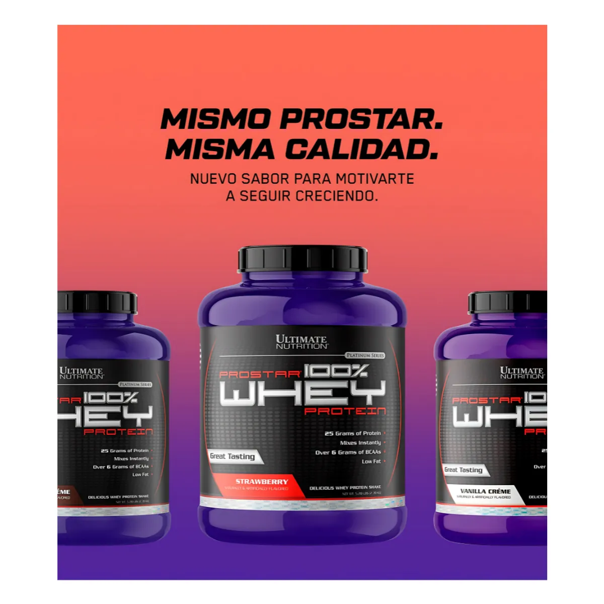 ULTIMATE NUTRITION - Prostar 100 % Whey 5 LB Strawberry