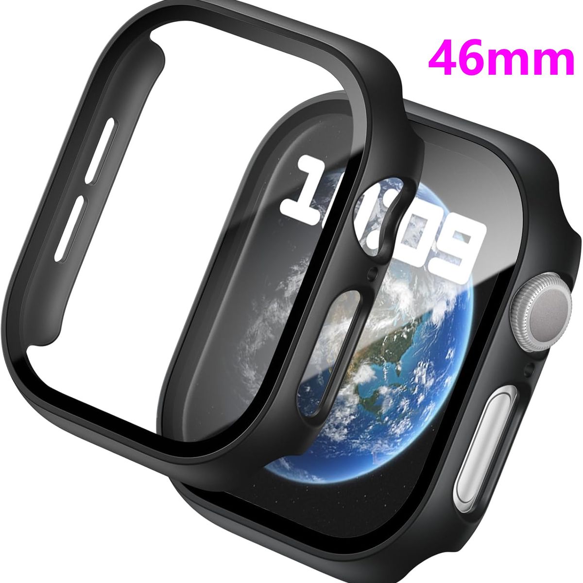 GENERICO - Protector de Pantalla Bumper para Apple Watch 10 46mm y mica