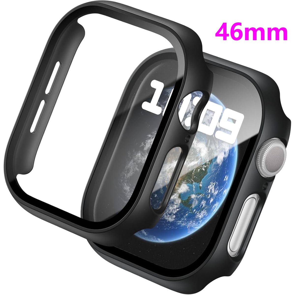 GENERICO - Protector de Pantalla Bumper para Apple Watch 10 46mm y mica