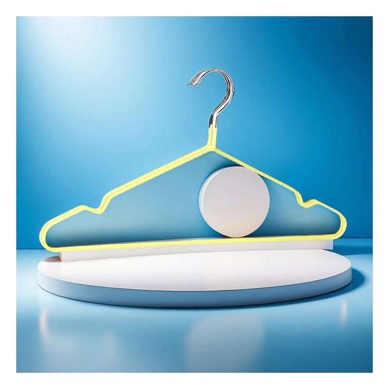 GENERICO - Pack6 Conjunto Compacto para Ropa en Color Amarillo