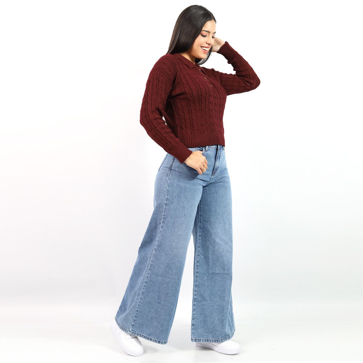 JAROLA - Pantalón Palazo Denim Jarola Angela