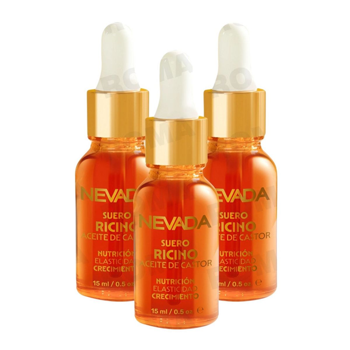 NEVADA NATURAL PRODUCTS - PACK 3 ACEITE DE CASTOR SUERO RICINO 15ML NEVADA