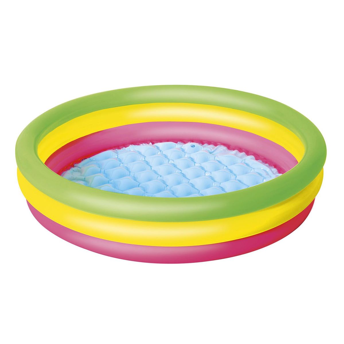 BESTWAY - Piscina Inflable Pequeña 3 anillos de colores