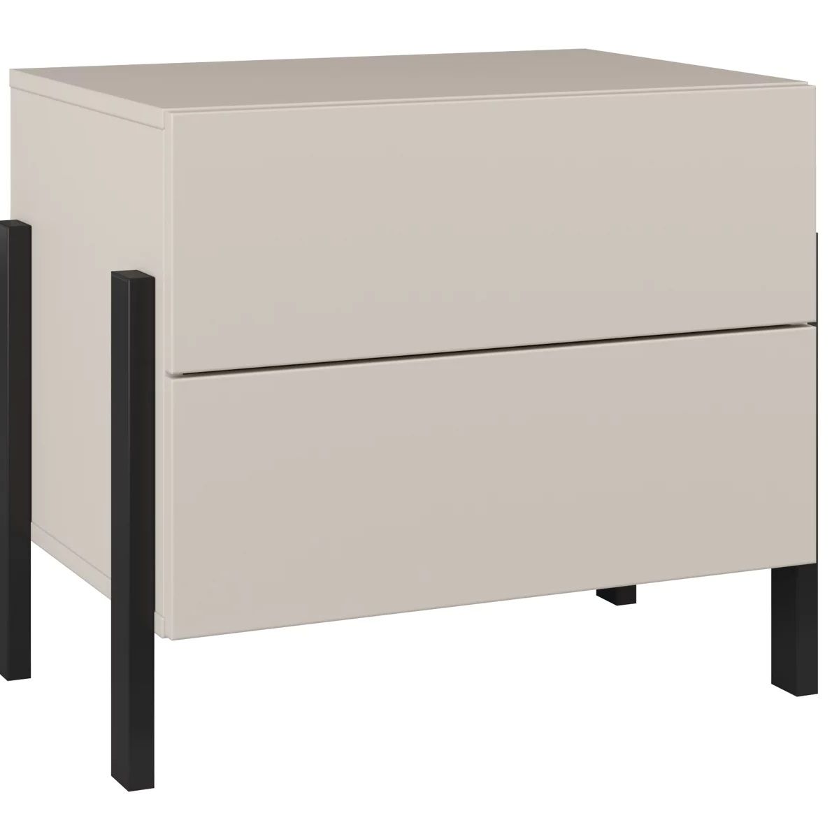 STARHOME - Velador Moderno Starhome Life Beige con Patas Metálicas