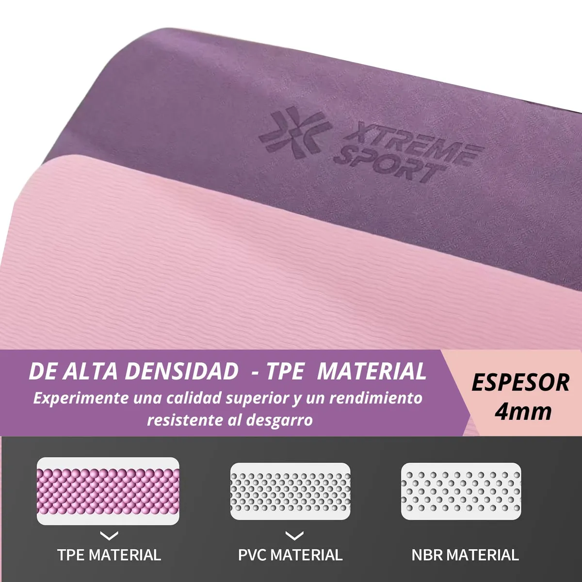 XTREME SPORT - Equipo de Pilates para Entrenamiento Pelota 25 cm+ Aro +Mat y Bandas