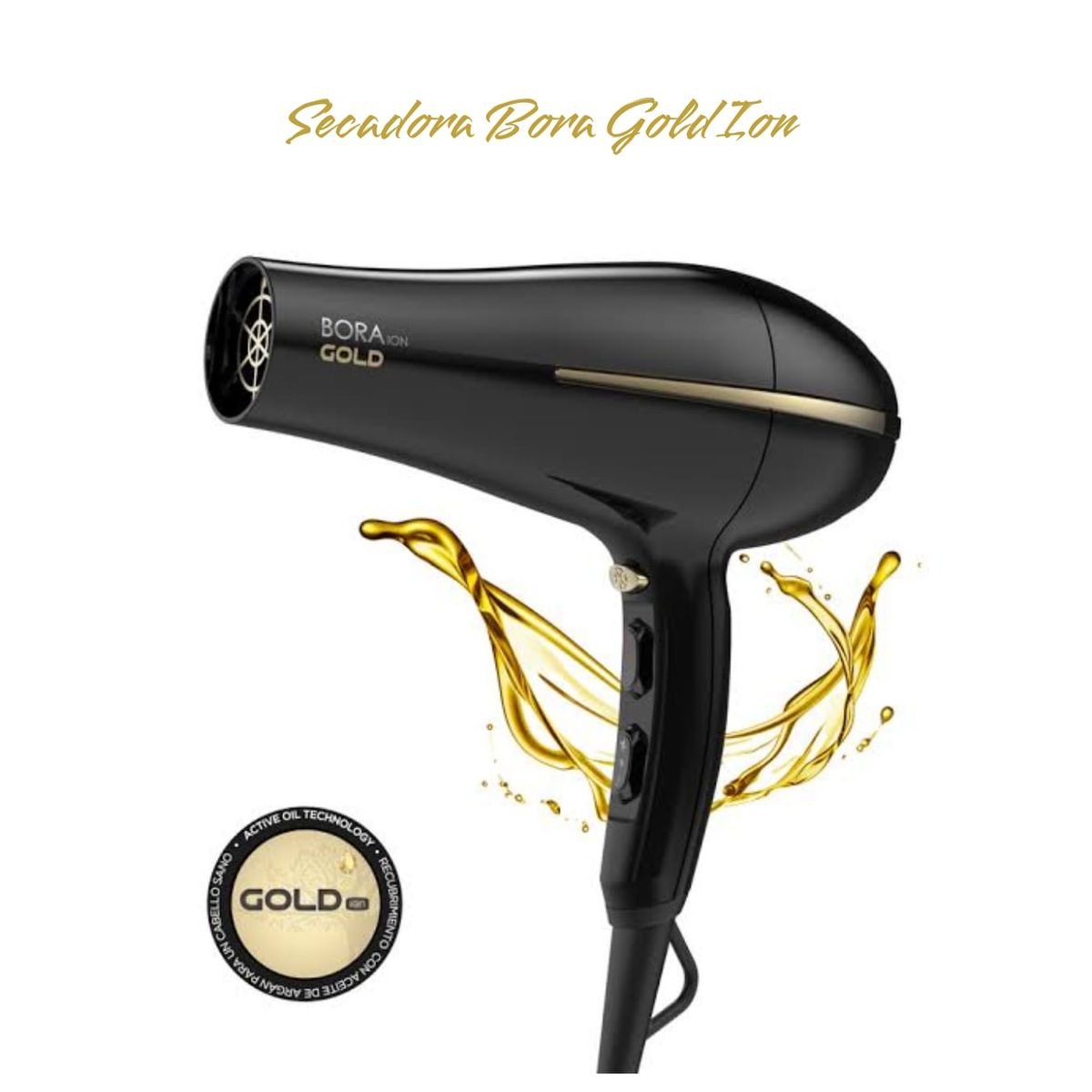 GAMA - SECADORA DE CABELLO GAMA BORA GOLD ION