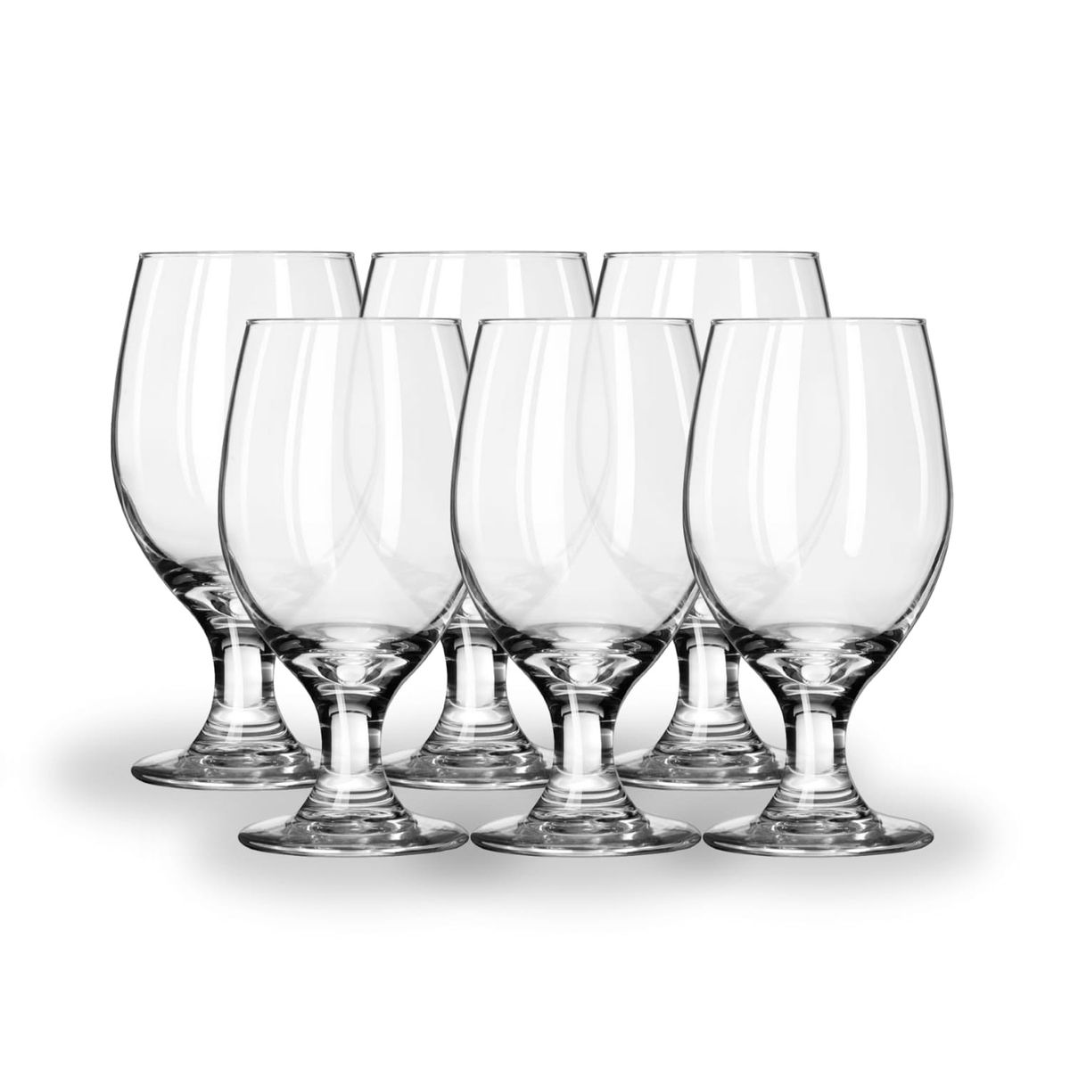 NADIR - Copas de Vino Gallant 250ml Vidrio Resistente 6 Copas Nadir