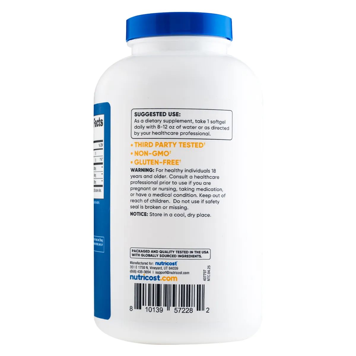 Nutricost - Fish Oil - 240 Softgels