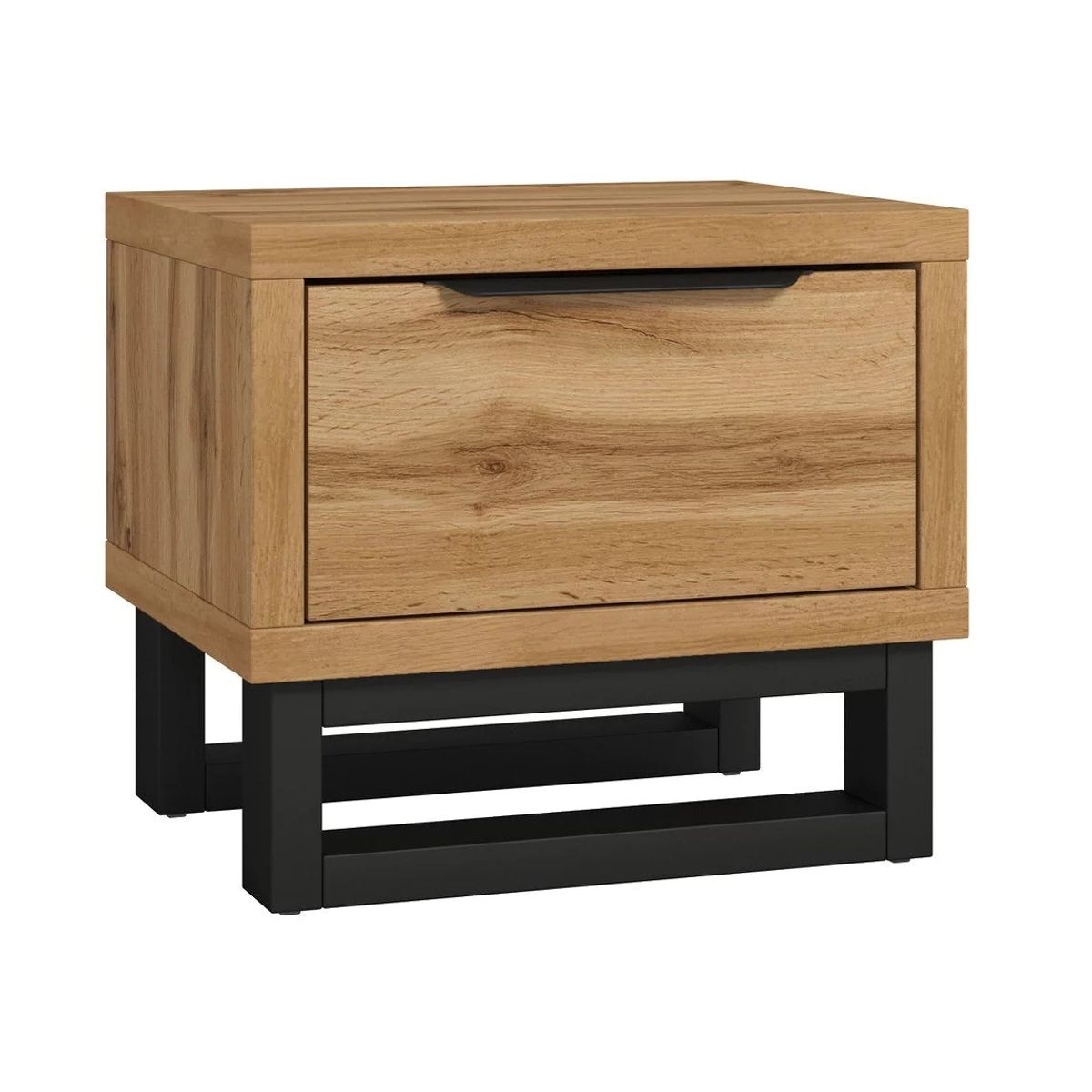 STARHOME - Velador Moderno Starhome Better Roble y Negro