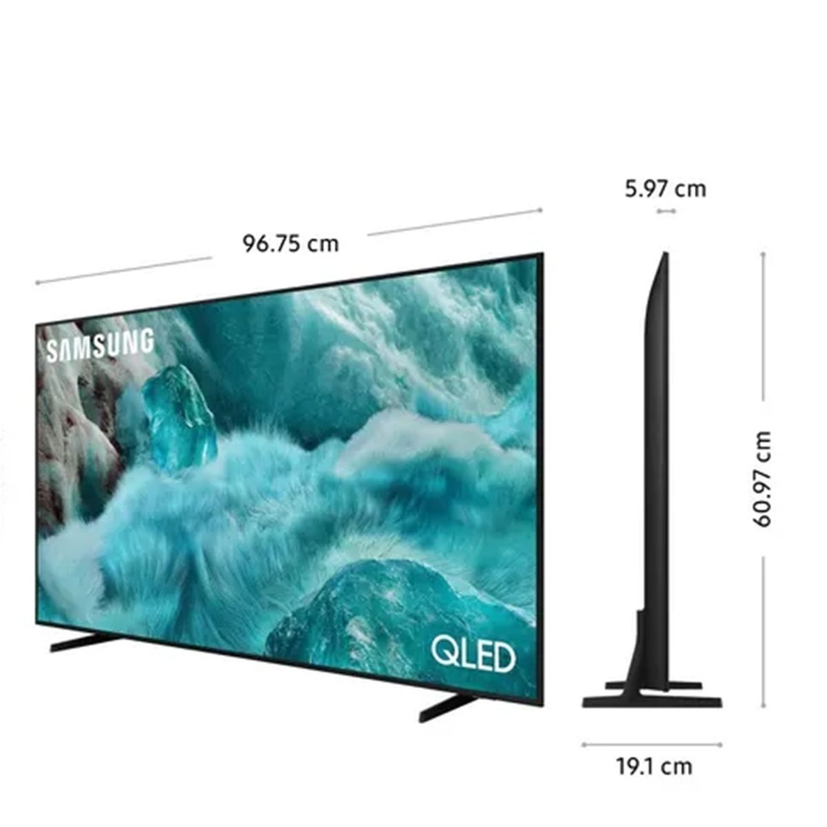 SAMSUNG - Televisor Samsung Smart TV 43 QLED 4K UHD QN43Q7FAAGXPE