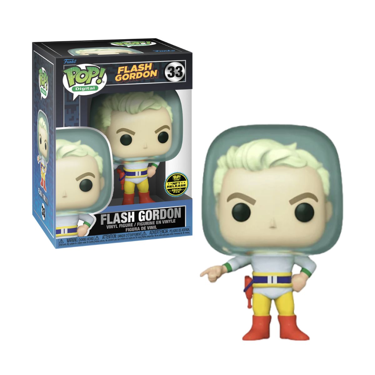 FUNKO - Flash Gordon Funko Pop 33 NFT Exclusivo Limitado 1900 Pzs