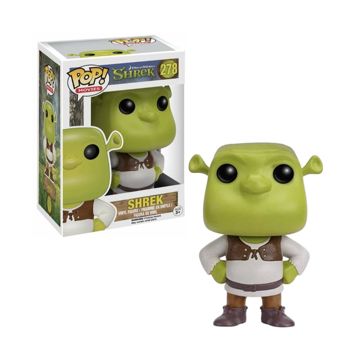 FUNKO - Shrek Funko Pop 278 Modelo Antiguo Raro Vaulted Original