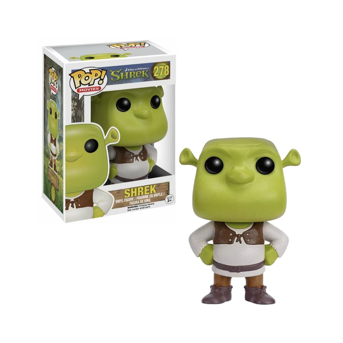 FUNKO - Shrek Funko Pop 278 Modelo Antiguo Raro Vaulted Original