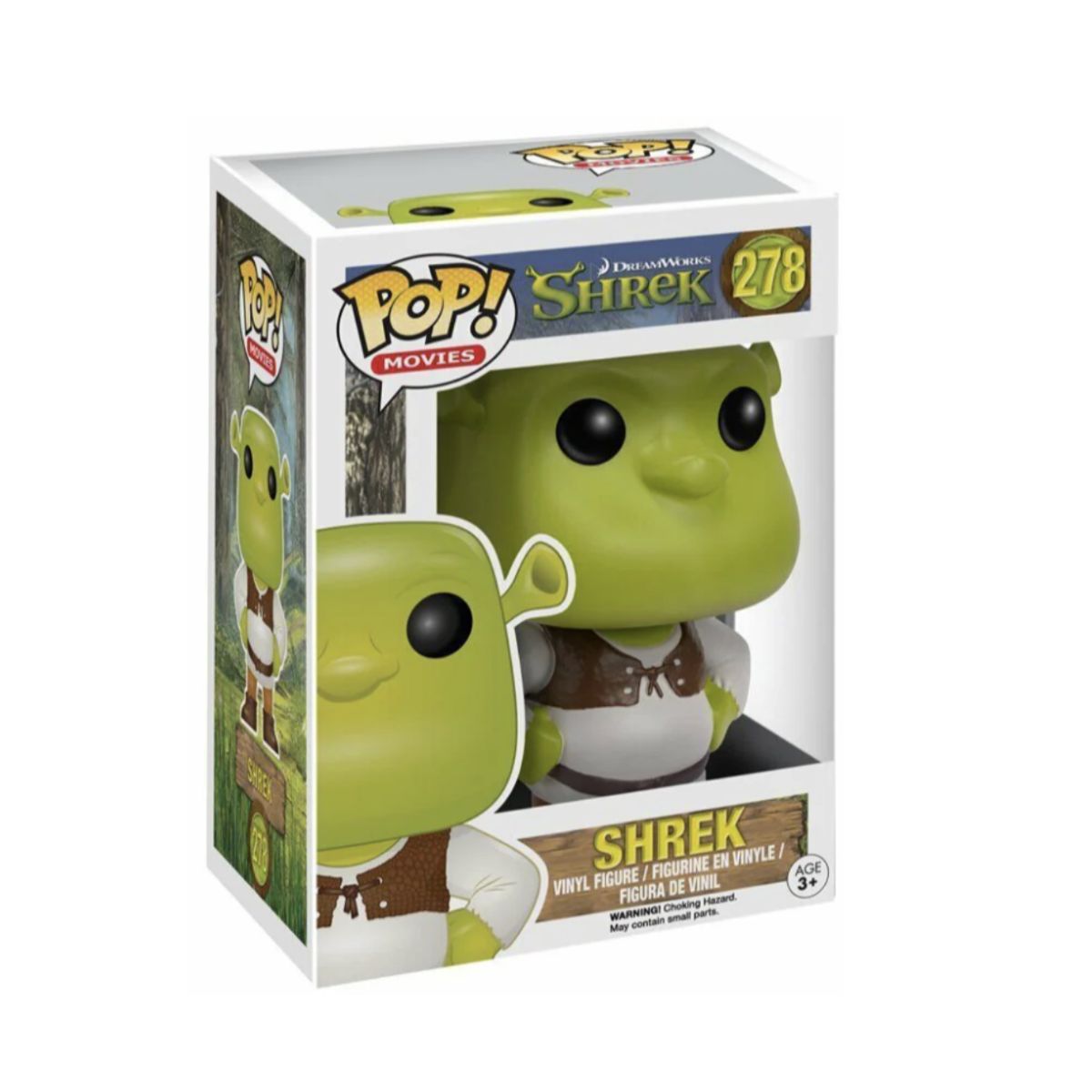 FUNKO - Shrek Funko Pop 278 Modelo Antiguo Raro Vaulted Original