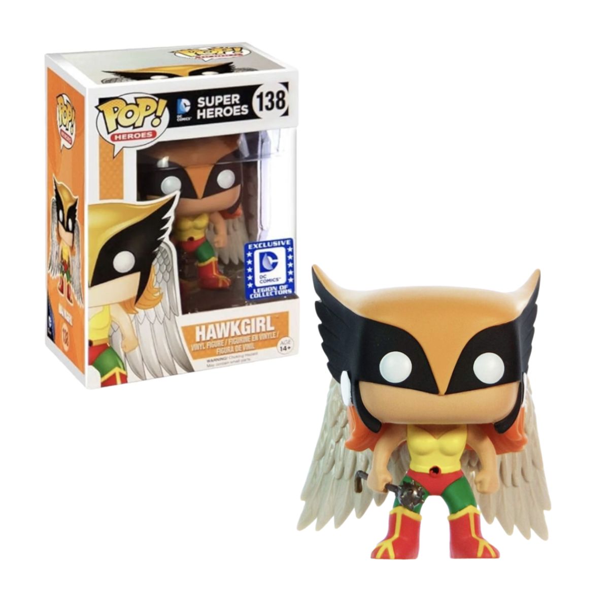 FUNKO - Hawkgirl Funko Pop 138 Exclusivo DC Limitado Vaulted