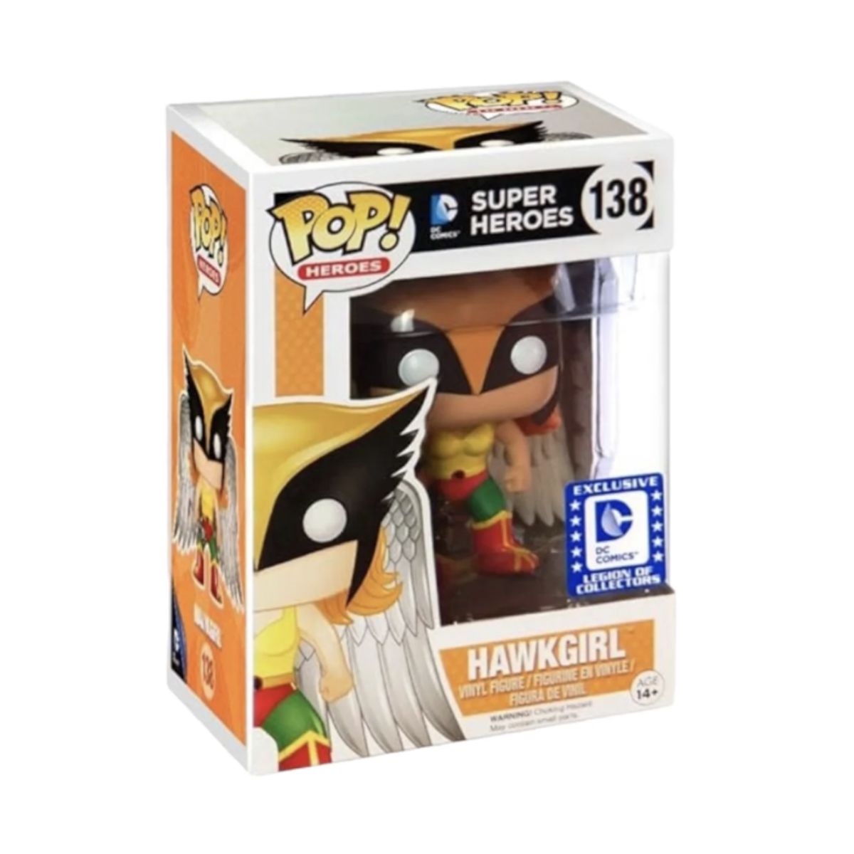 FUNKO - Hawkgirl Funko Pop 138 Exclusivo DC Limitado Vaulted