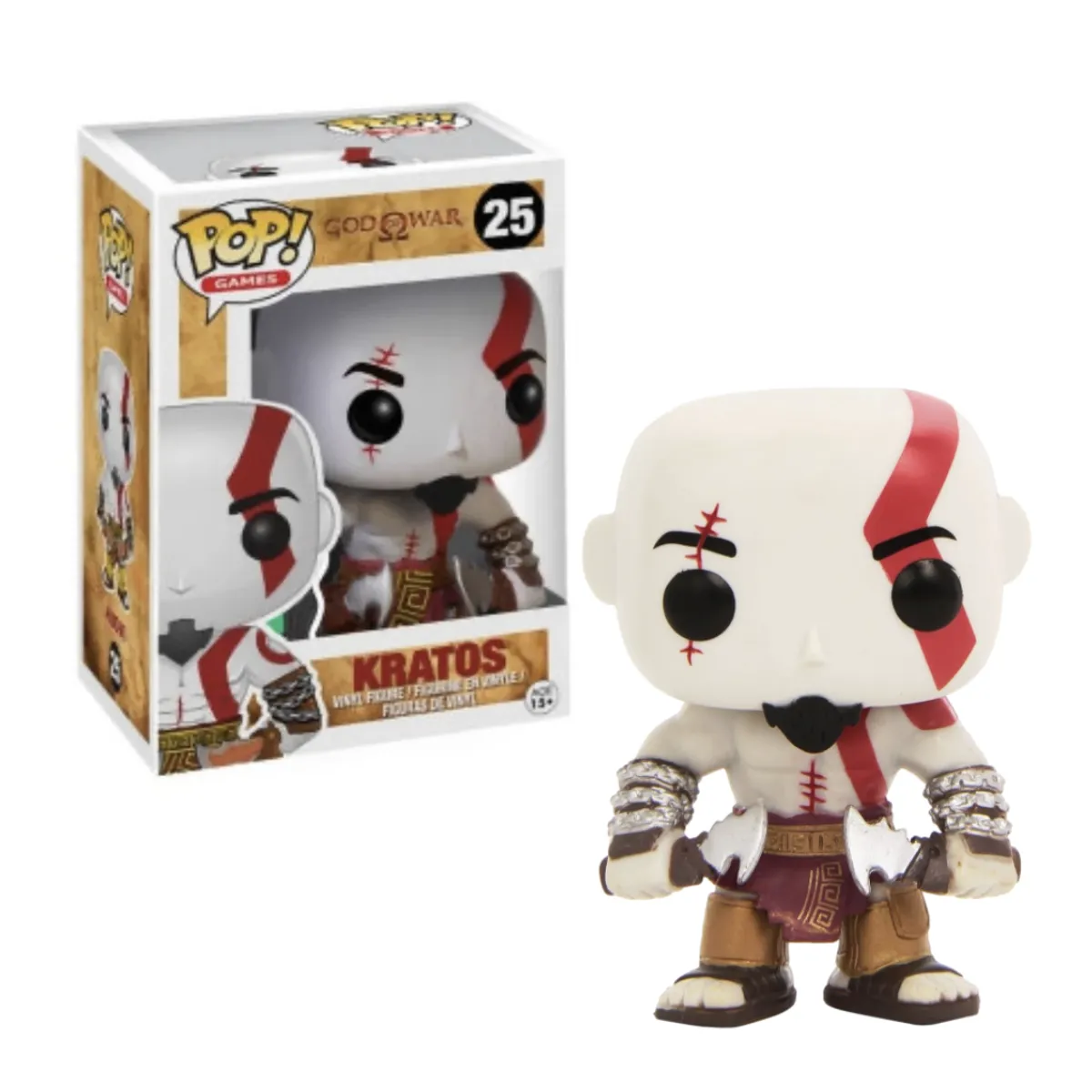FUNKO - Kratos Funko Pop 25 God Of War Modelo Antiguo Vaulted