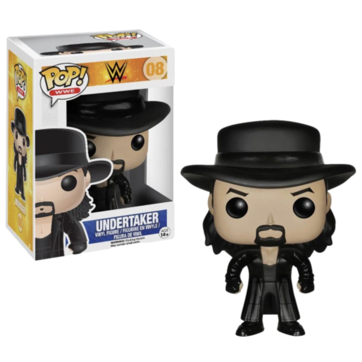 FUNKO - Undertaker Funko Pop 8 WWE Modelo Antiguo Raro Vaulted