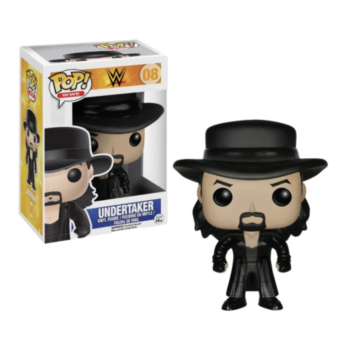 FUNKO - Undertaker Funko Pop 8 WWE Modelo Antiguo Raro Vaulted