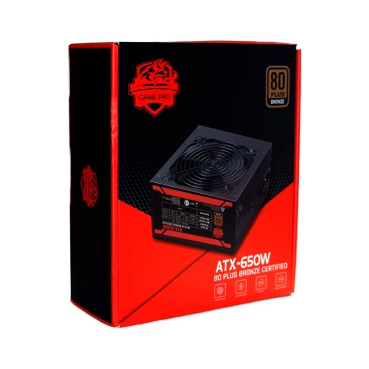 GAMEPRO - Game Pro Fuente 650W ATX 80 Plus Bronze
