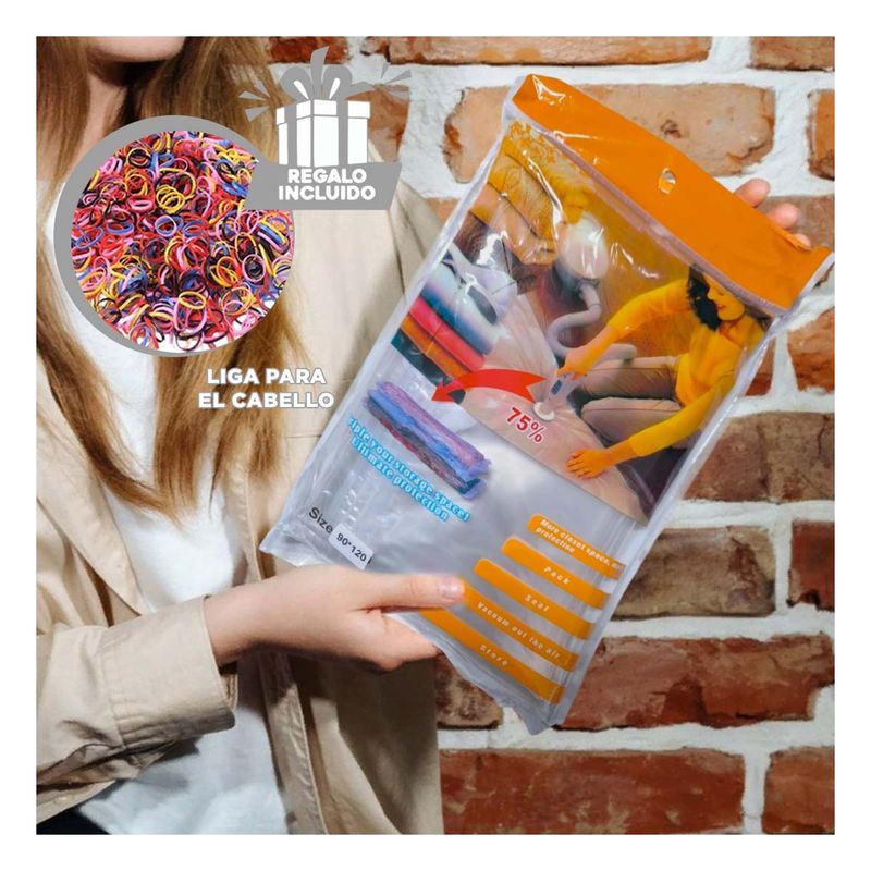 GENERICO - Comprimible Multiuso en Anaranjado Y+Ligas de Regalo