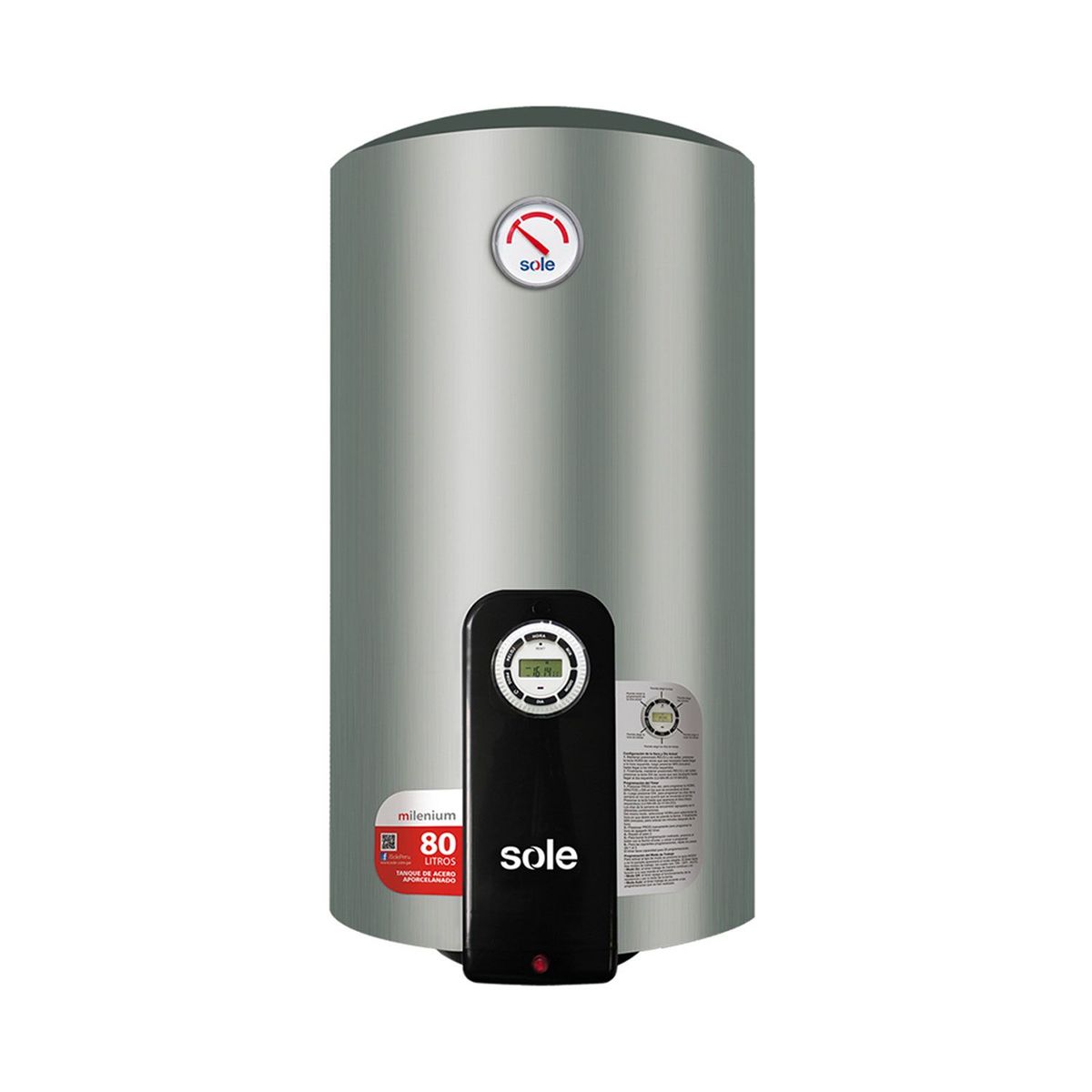SOLE - Terma Eléctrica con Timer 80 Lt