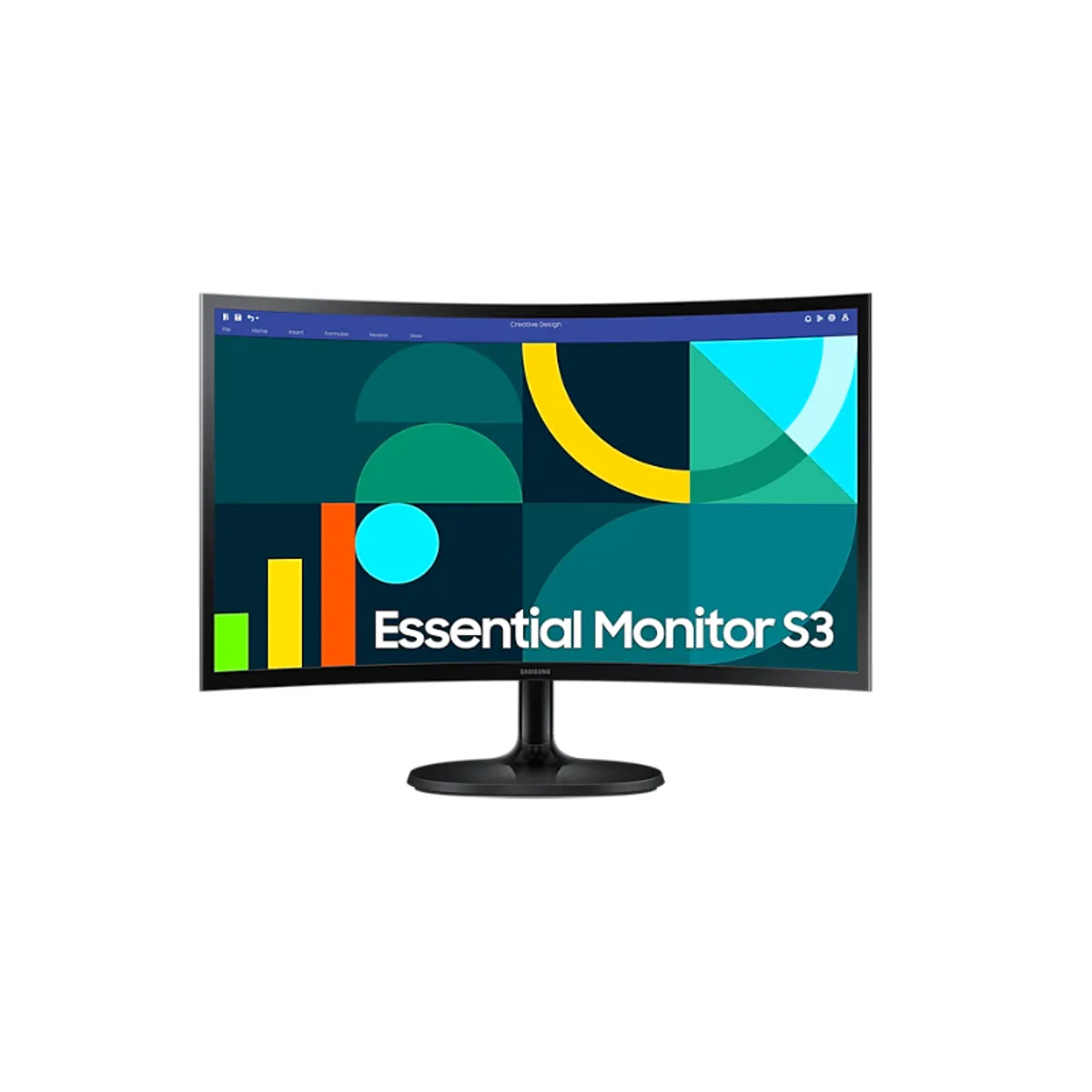 SAMSUNG - Monitor 24 Samsung S24D Curvo LS24D360GALXPE Fhd