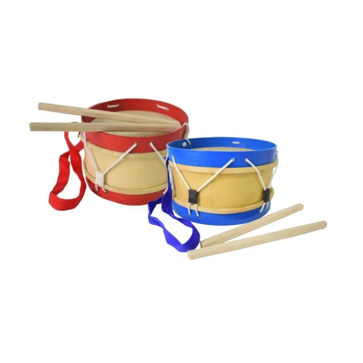 GENERICO - Tambor Infantil de Madera con Baquetas  Juego Musical para Niños