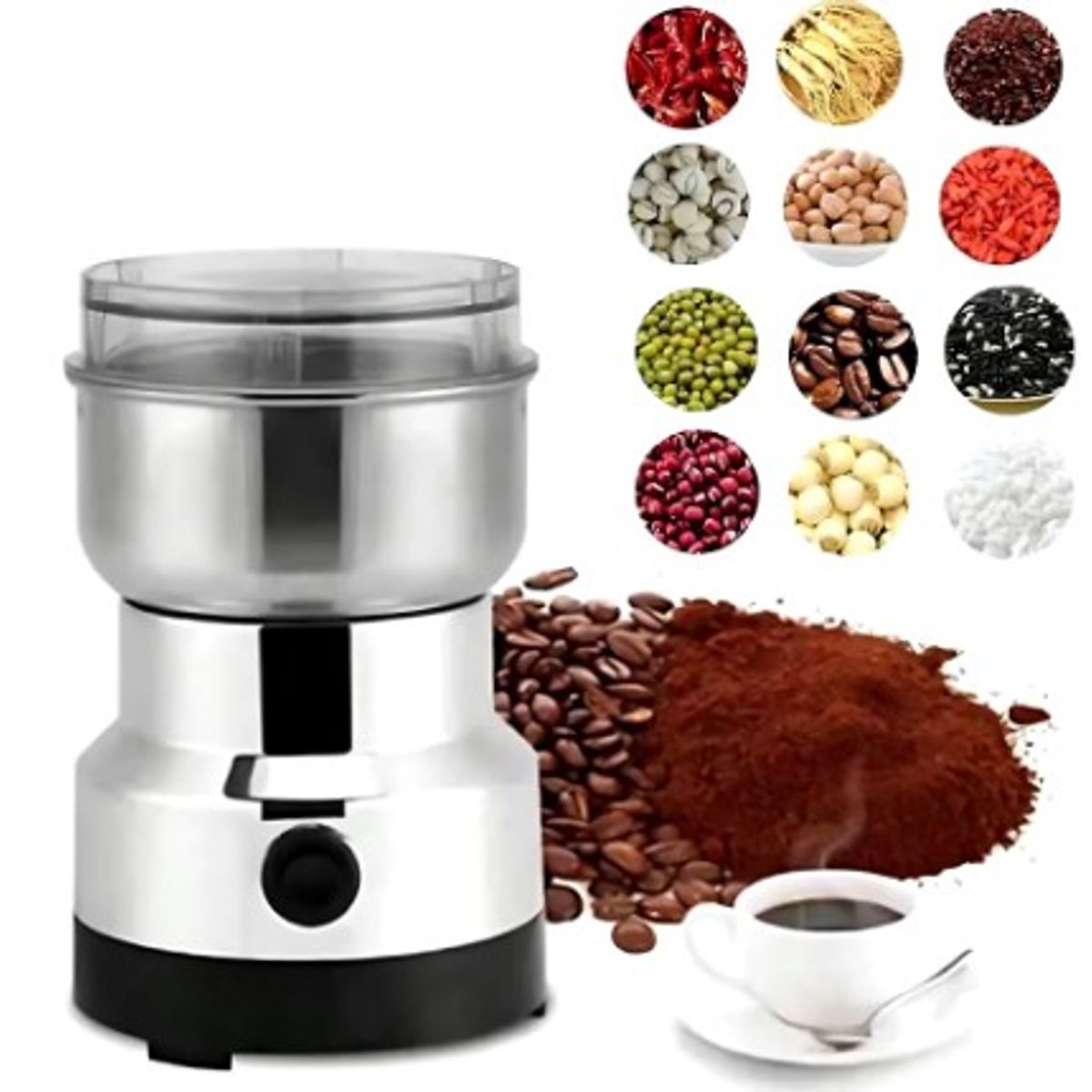 GENERICO - Moledor Molino Eléctrico De Café Y Granos