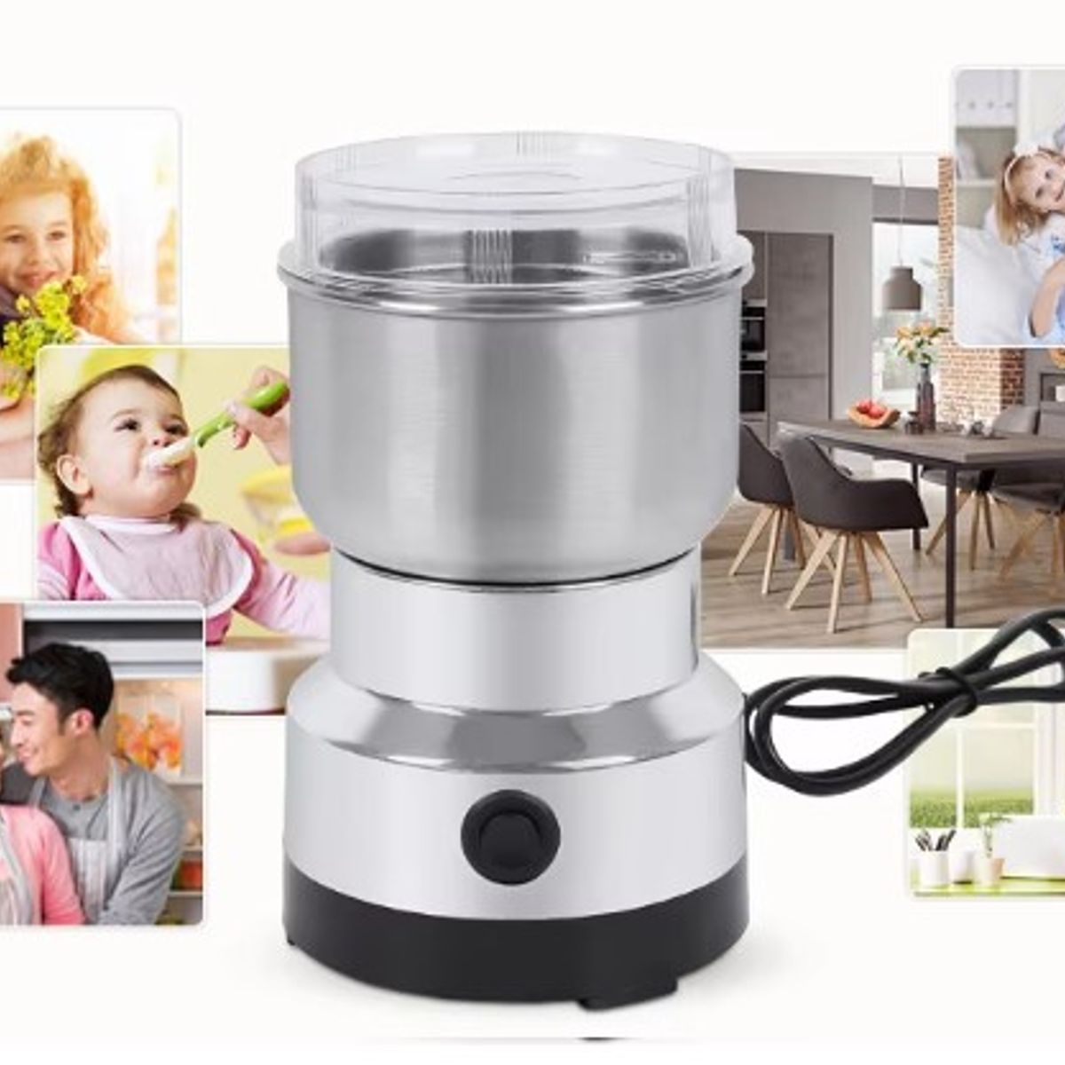 GENERICO - Moledor Molino Eléctrico De Café Y Granos