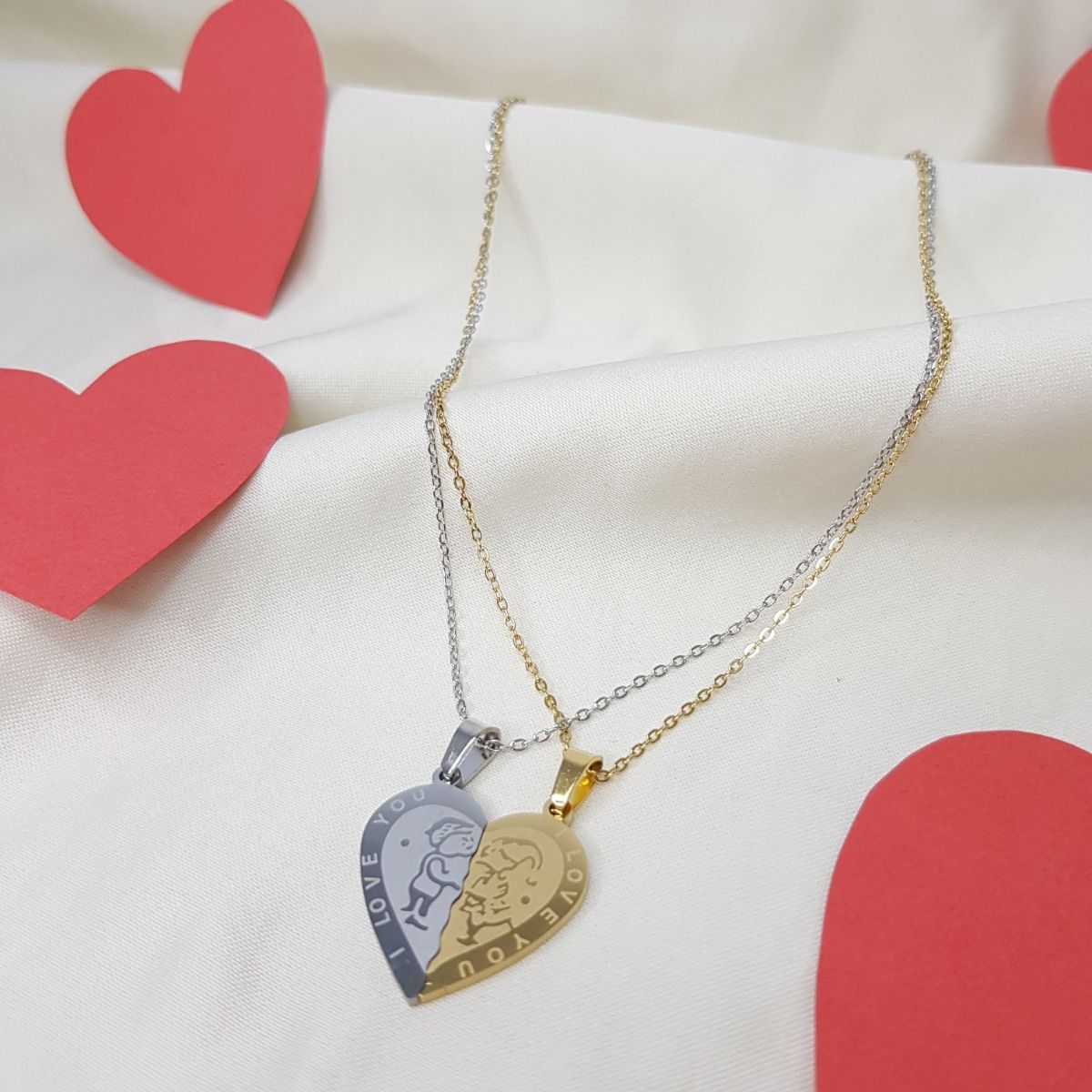 GENERICO - JUEGO DE COLLARES PARA PAREJAS