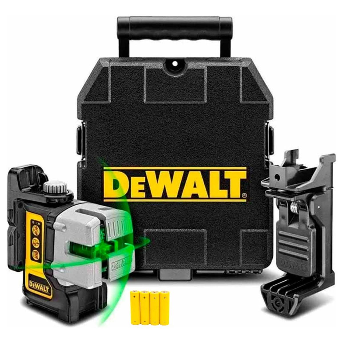 DEWALT - Nivel Láser Dewalt Dw089cg De 3 Líneas Verdes 20 Metros